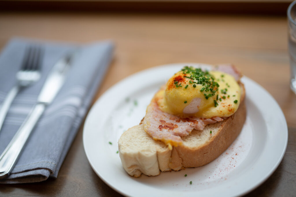 Brunch menu item from Bread Bar